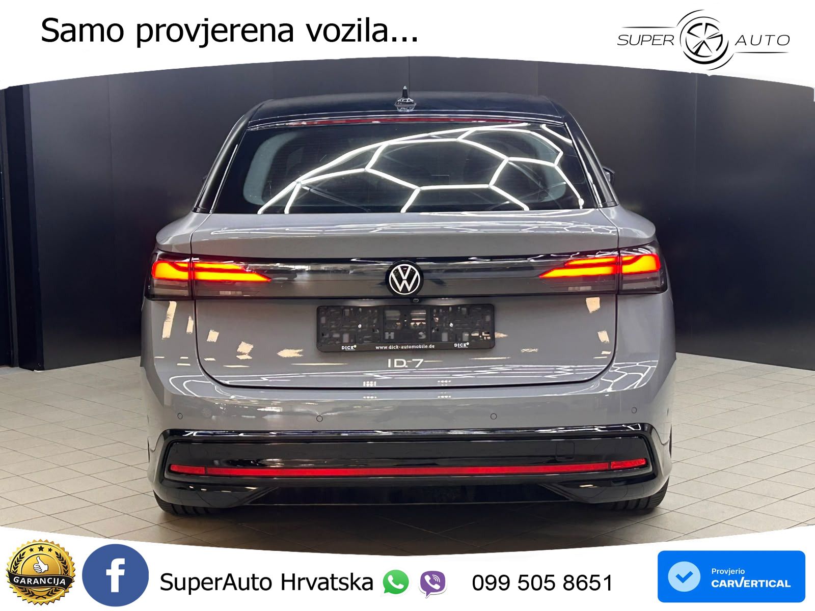 Volkswagen ID.7 Pro 82 kWh (286 KS)