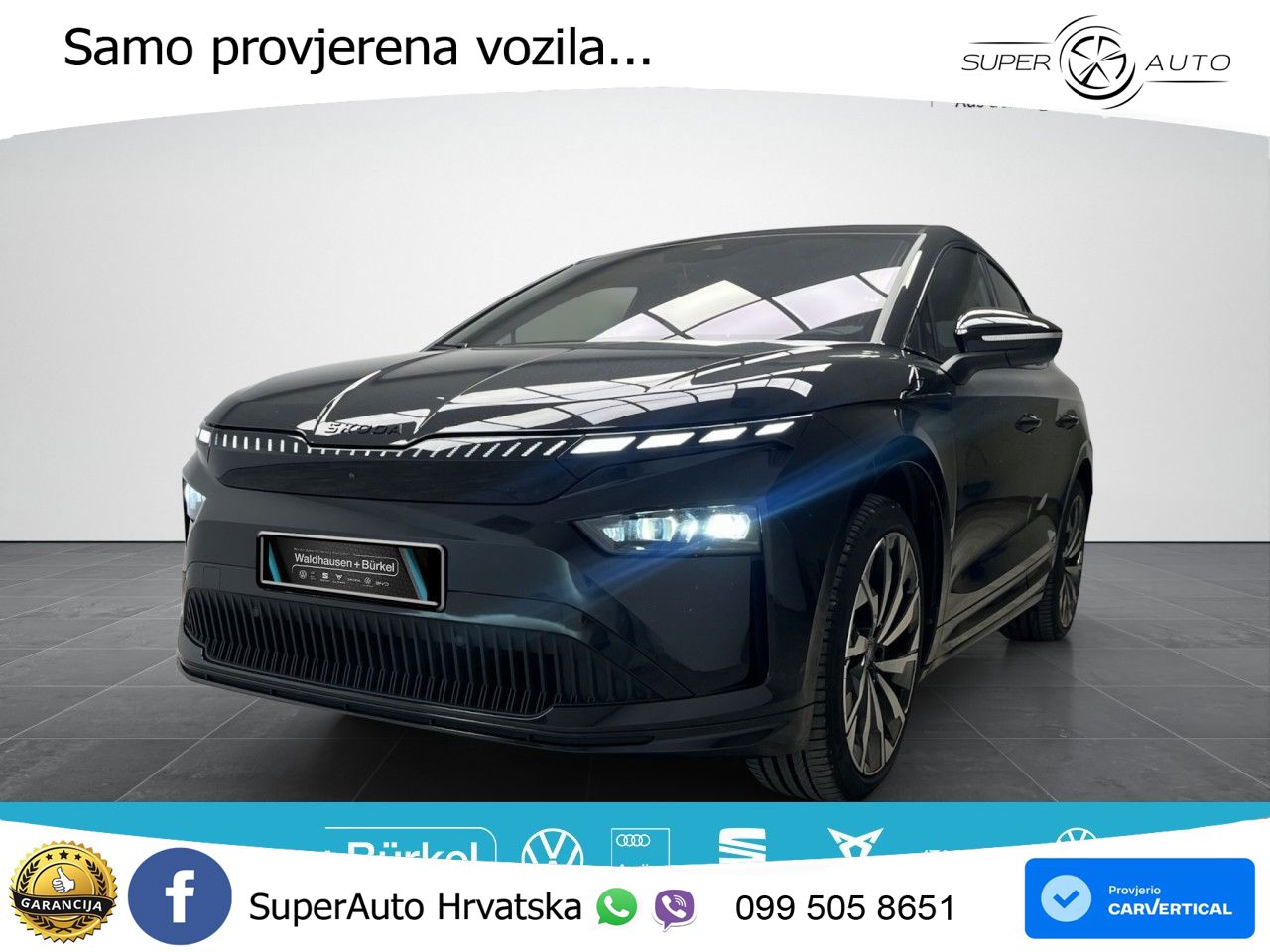 Škoda Enyaq Coupe iV 85 82 kWh (286 KS) SportLine LED+GR SJED+ACC