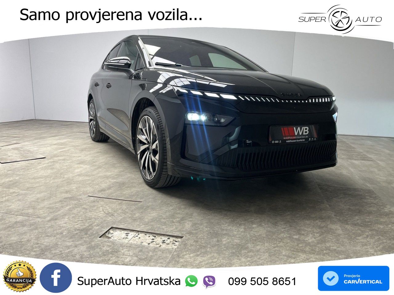 Škoda Enyaq Coupe iV 85 82 kWh (286 KS) SportLine LED+GR SJED+ACC
