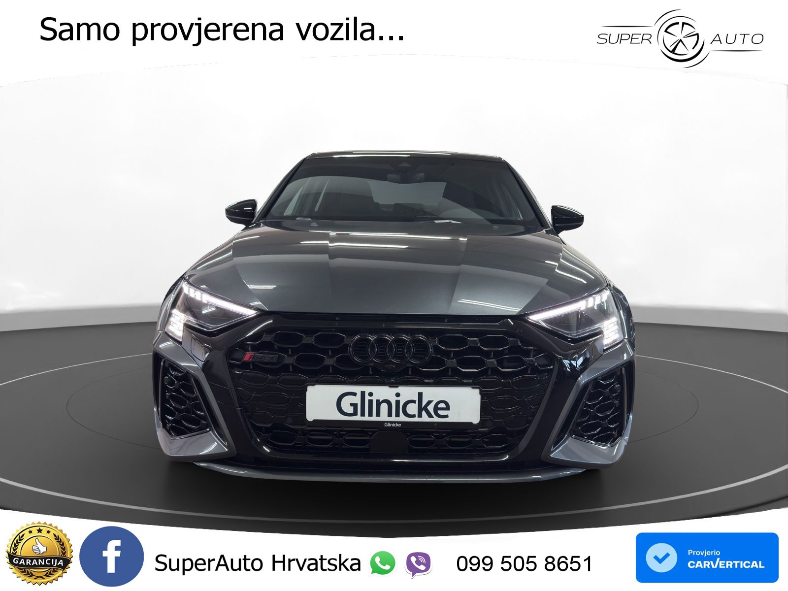Audi RS3 Sedan 2.5 TFSI (400 KS) quattro S tronic LED+GR SJED+ACC