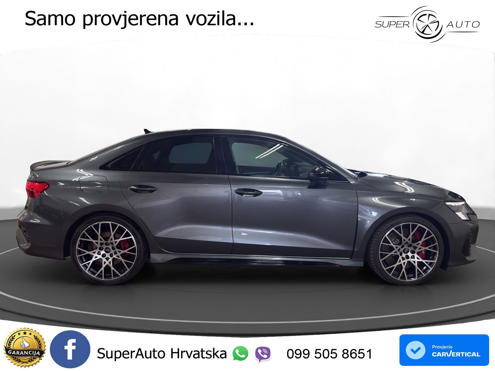Audi RS3 Sedan 2.5 TFSI (400 KS) quattro S tronic LED+GR SJED+ACC