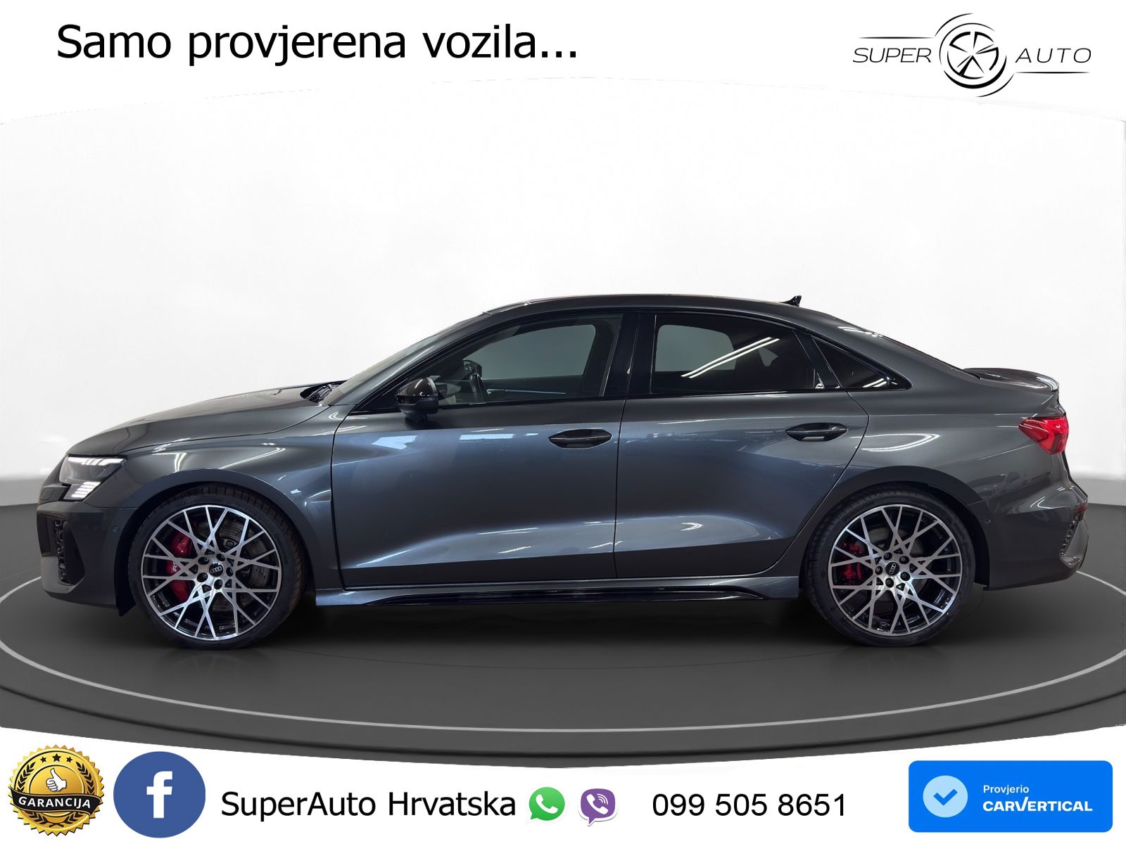 Audi RS3 Sedan 2.5 TFSI (400 KS) quattro S tronic LED+GR SJED+ACC