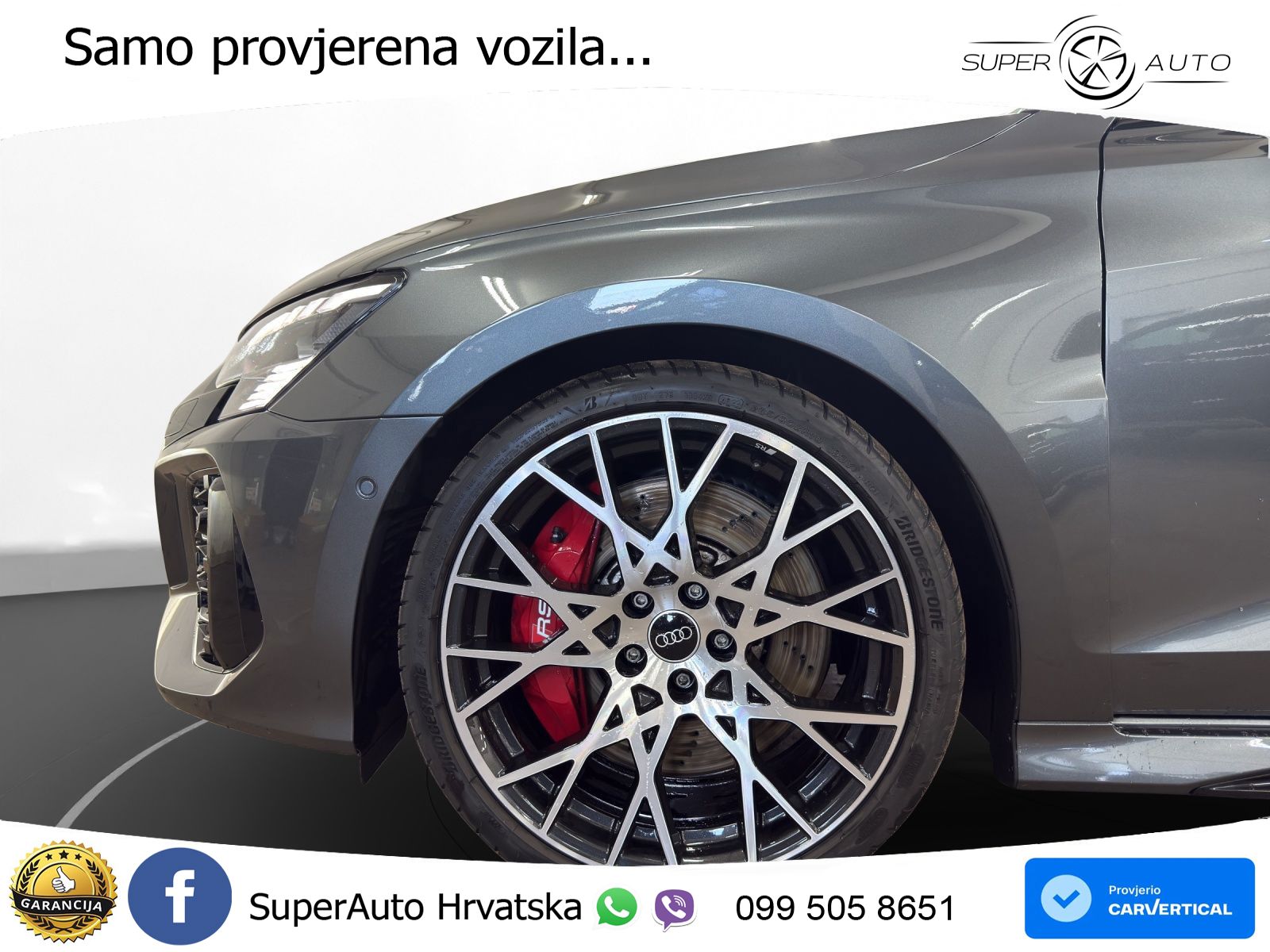 Audi RS3 Sedan 2.5 TFSI (400 KS) quattro S tronic LED+GR SJED+ACC