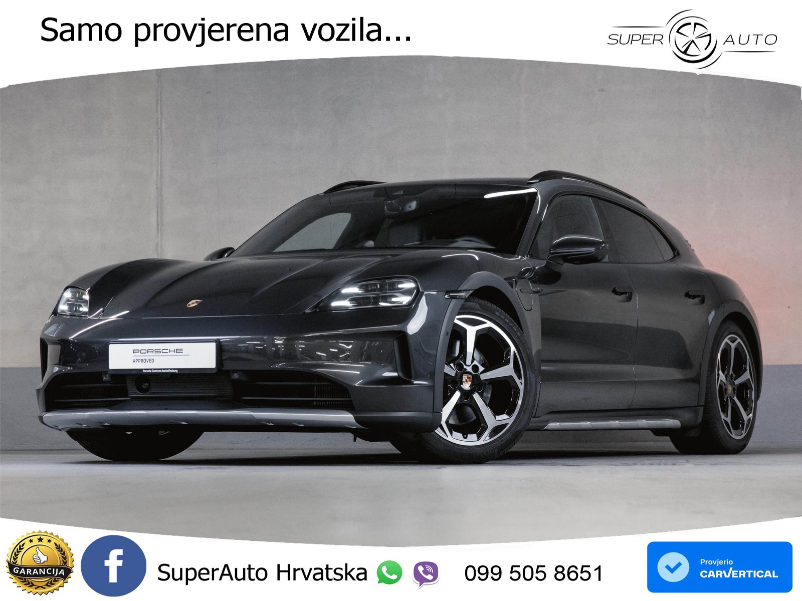 Porsche Taycan Cross Turismo 4S 105 kWh (598 KS)