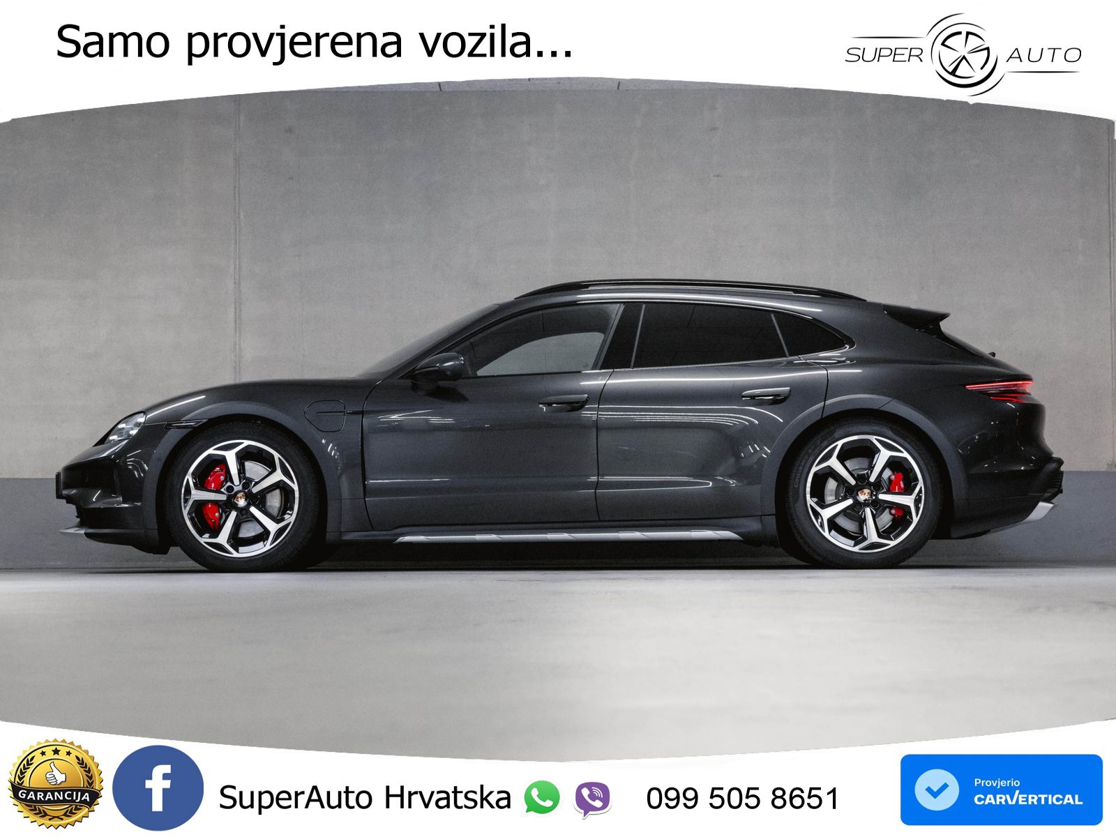 Porsche Taycan Cross Turismo 4S 105 kWh (598 KS)