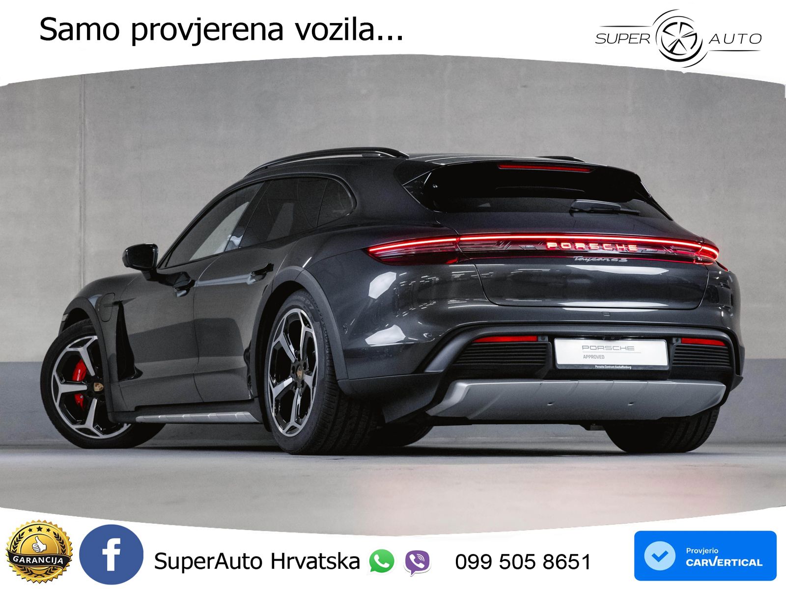 Porsche Taycan Cross Turismo 4S 105 kWh (598 KS)