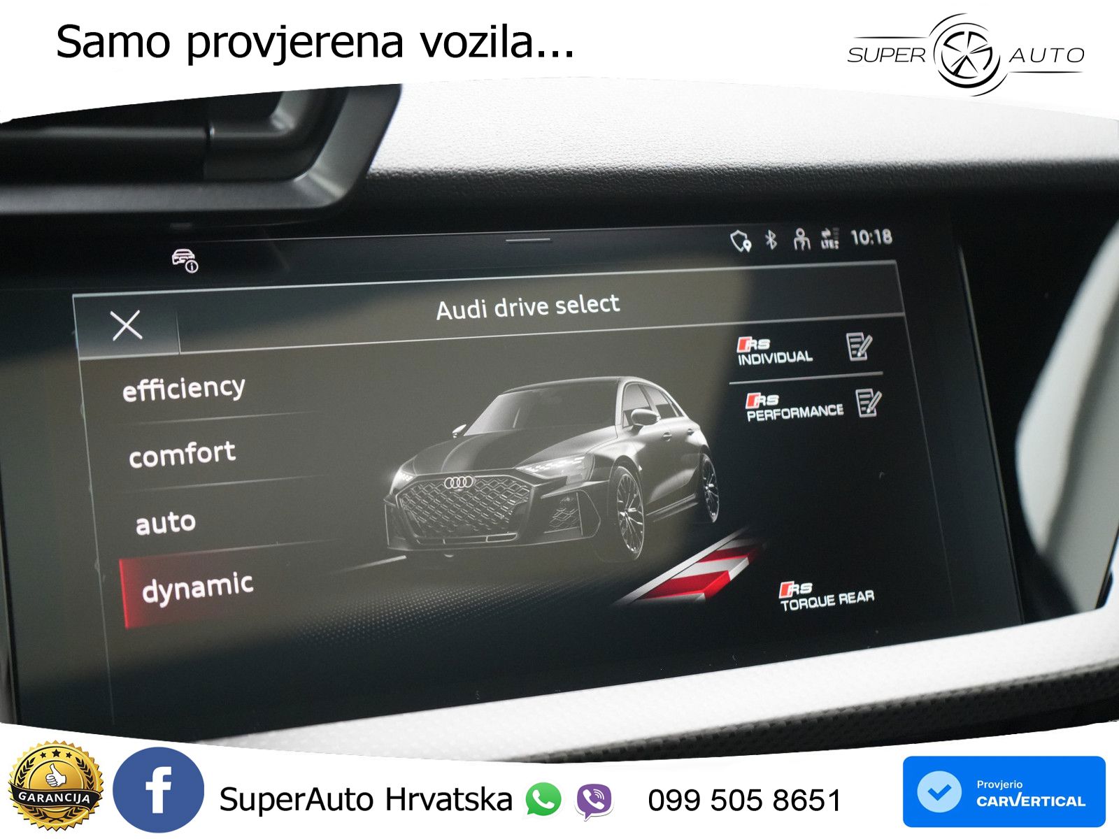 Audi RS3 Sportback 2.5 TFSI (400 KS) quattro S tronic LED+GR SJED+ACC