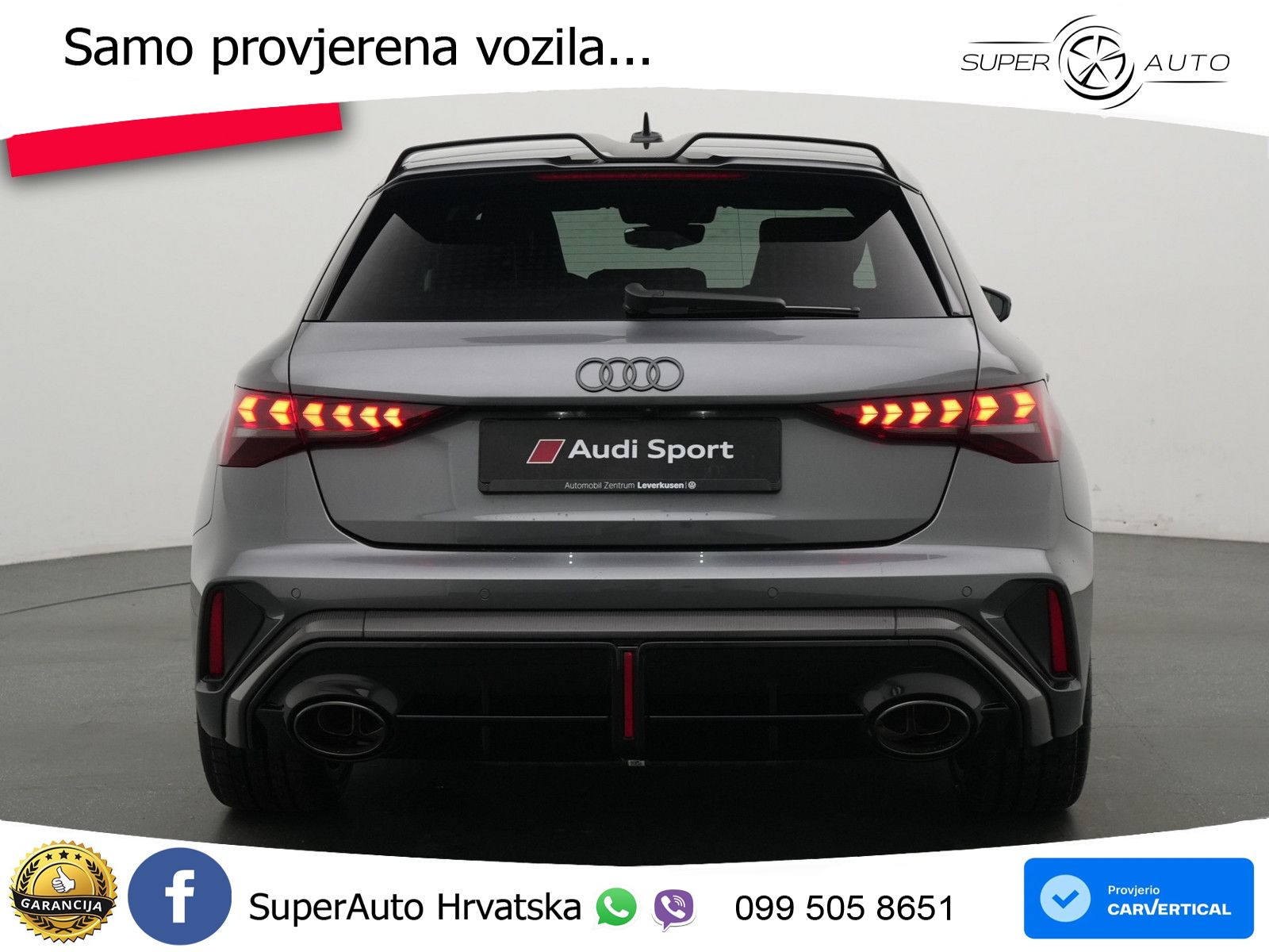 Audi RS3 Sportback 2.5 TFSI (400 KS) quattro S tronic LED+GR SJED+ACC