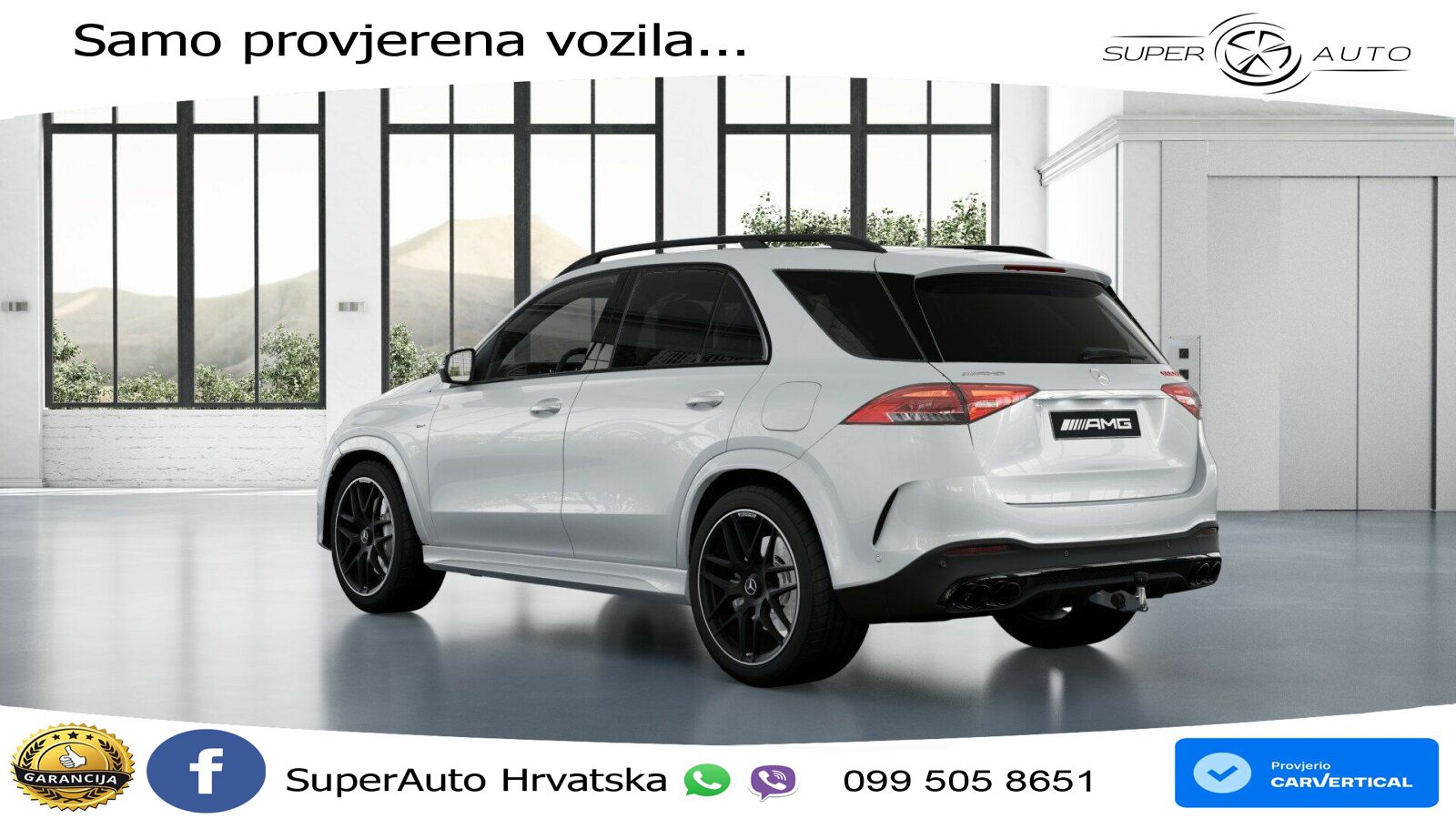 Mercedes AMG GLE 53 (544 KS) 4MATIC+ 9G-TRONIC LED+GR SJED+ACC