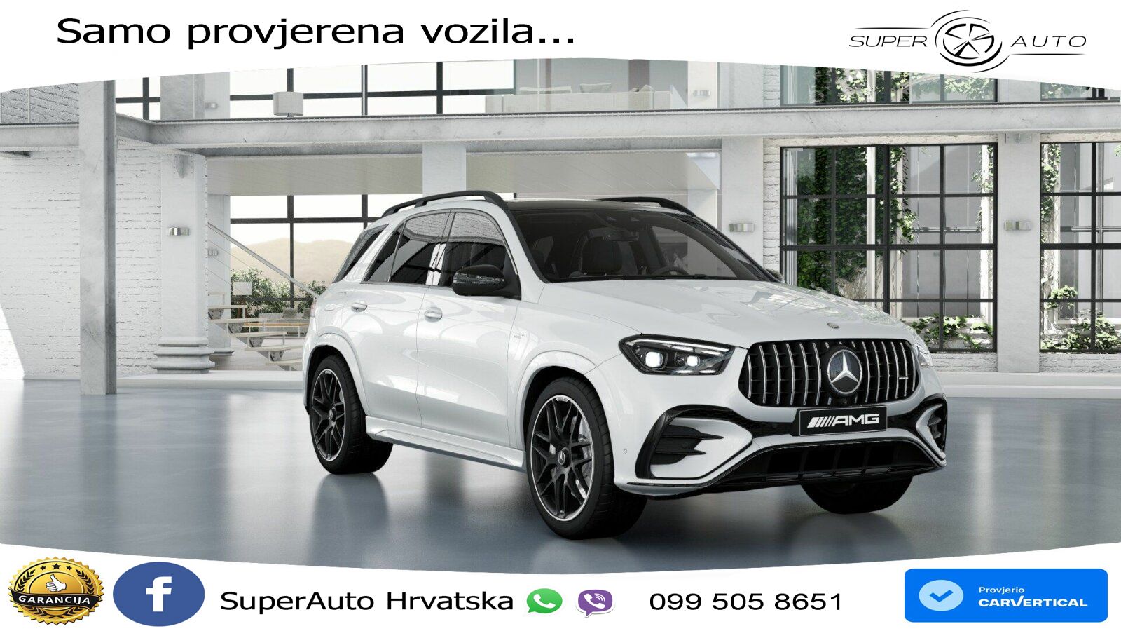 Mercedes AMG GLE 53 (544 KS) 4MATIC+ 9G-TRONIC LED+GR SJED+ACC