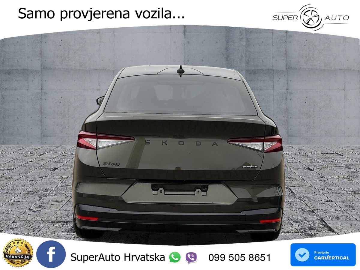 Škoda Enyaq Coupe 85x 82 kWh (286 KS) AWD SportLine LED+GR SJED+ACC