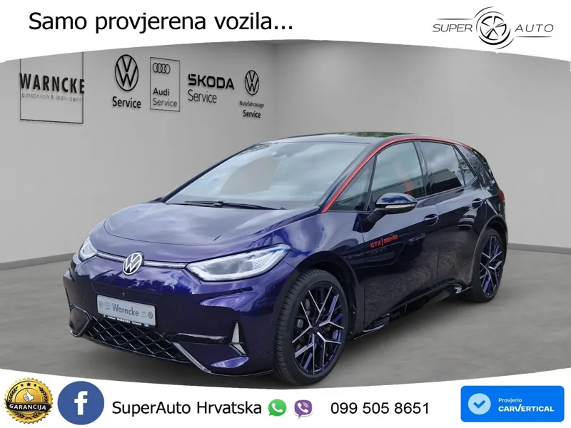 Volkswagen ID.3 GTX Performance 84 kWh (326 KS) LED+GR SJED+ACC