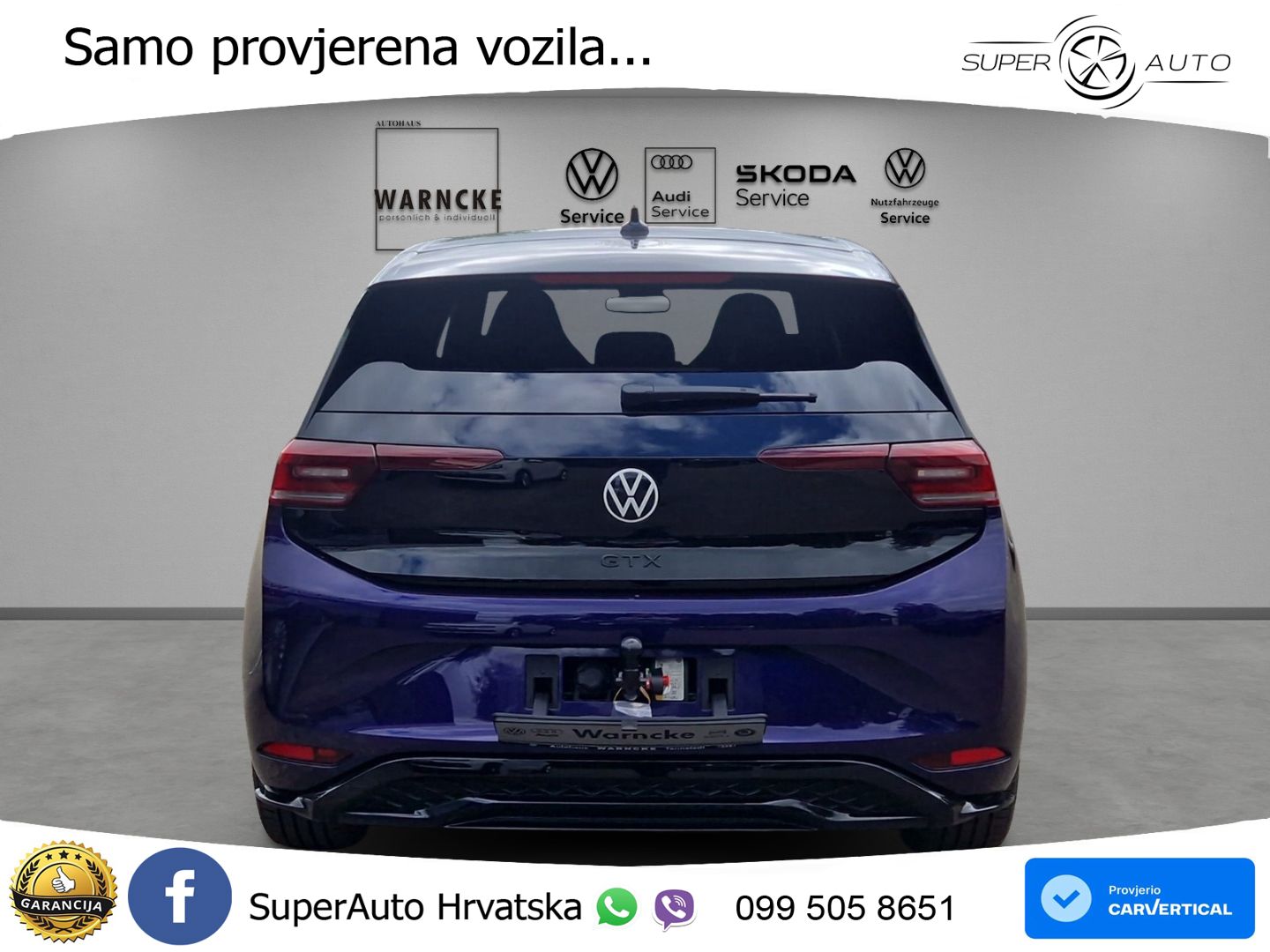 Volkswagen ID.3 GTX Performance 84 kWh (326 KS) LED+GR SJED+ACC