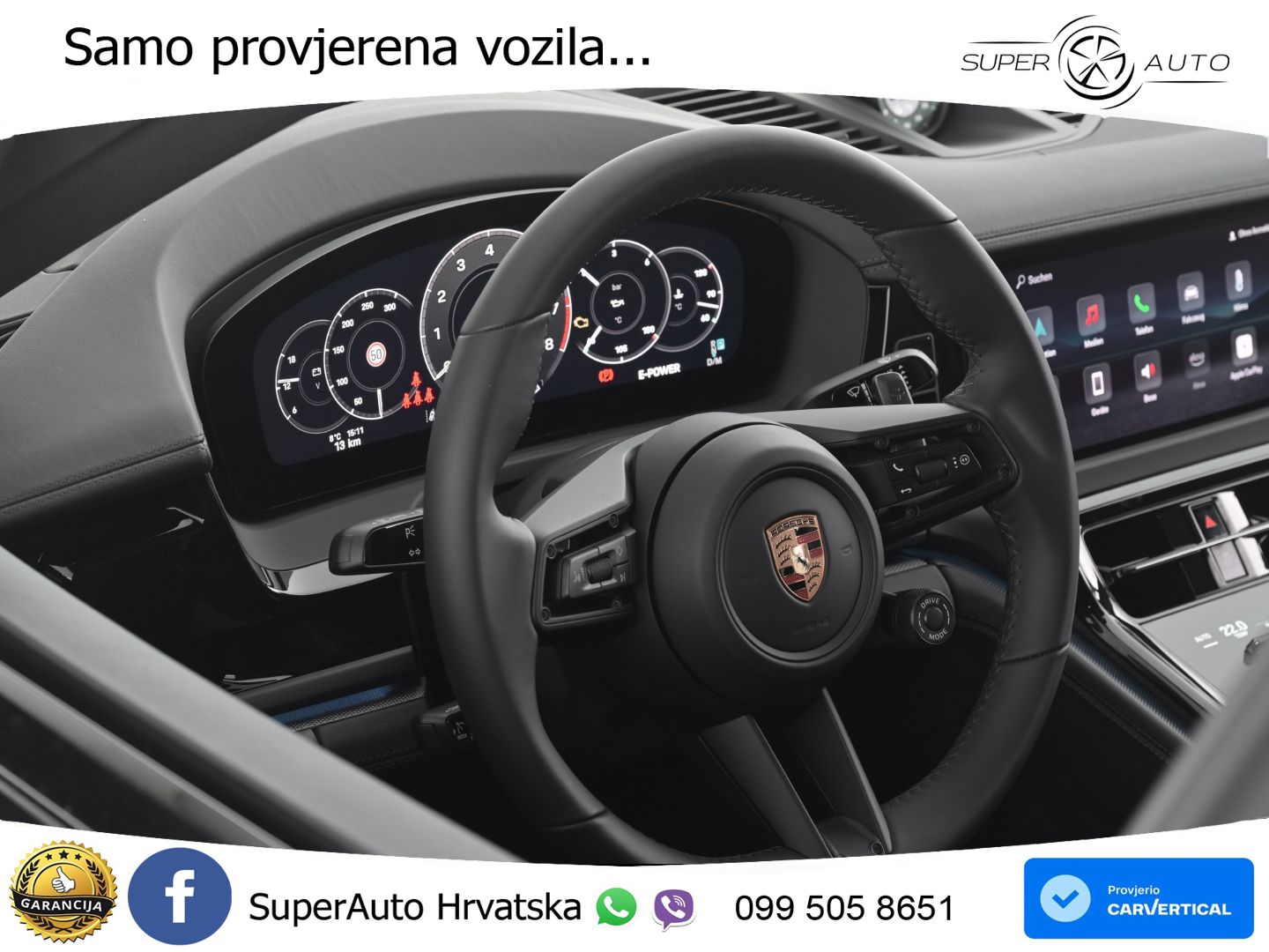 Porsche Panamera 4 2.9 V6 (470 KS) E-Hybrid PDK ZRAČNI+ACC+GR SJED+KAM+PANO
