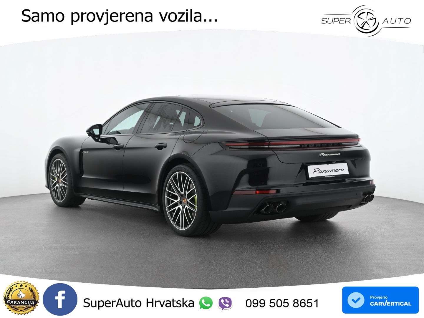 Porsche Panamera 4 2.9 V6 (470 KS) E-Hybrid PDK ZRAČNI+ACC+GR SJED+KAM+PANO