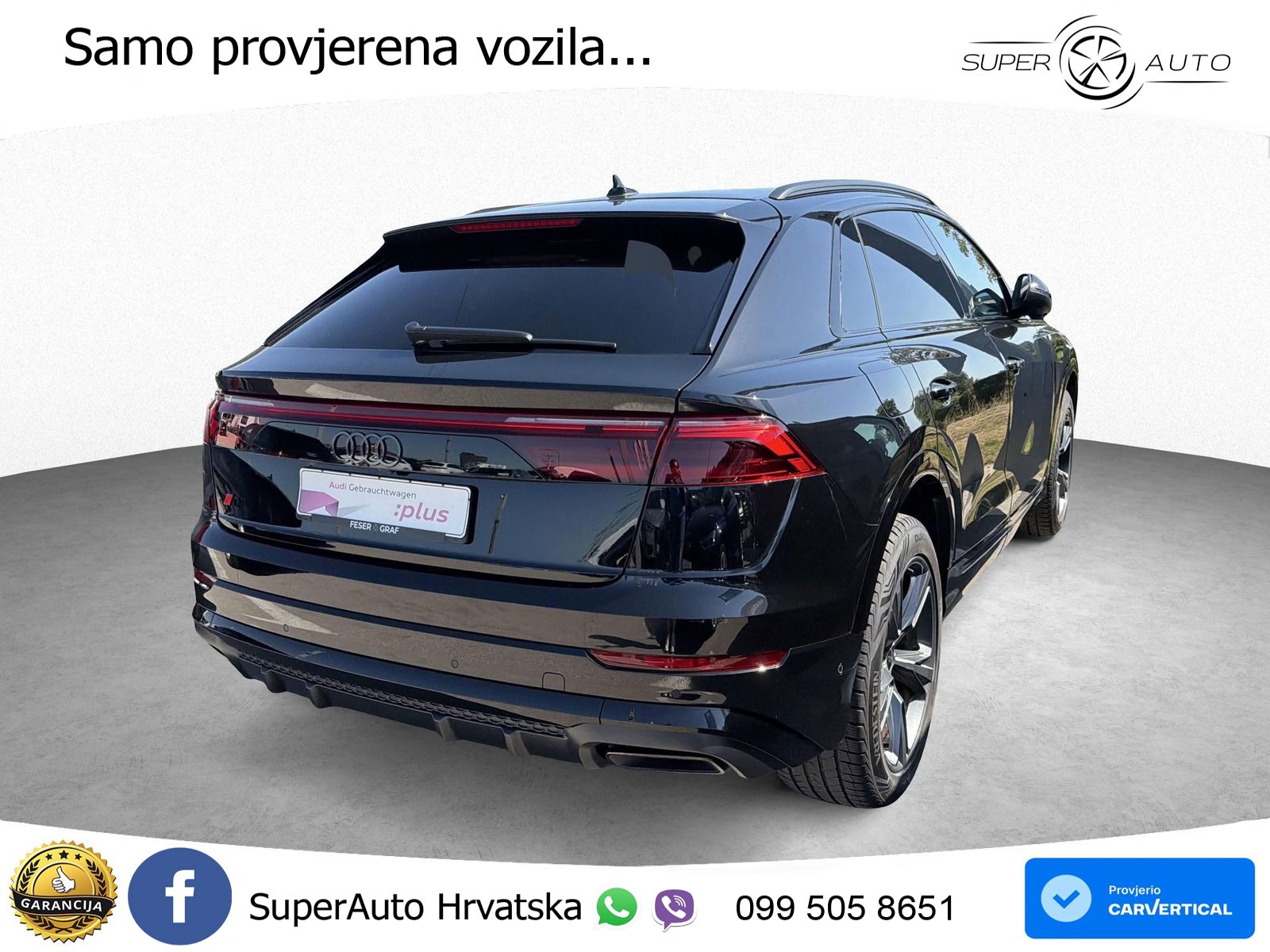 Audi Q8 50 TDI V6 (286 KS) quattro Tiptronic S line LED+GR SJED+ACC