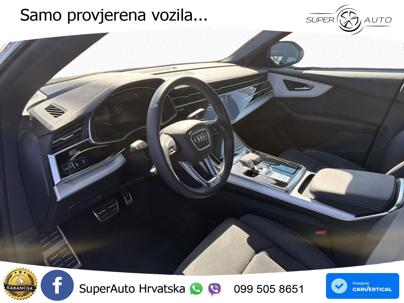 Audi Q8 50 TDI V6 (286 KS) quattro Tiptronic S line LED+GR SJED+ACC