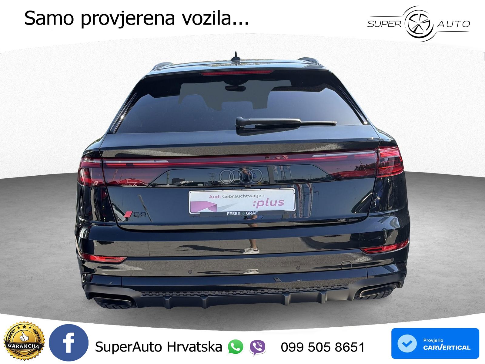 Audi Q8 50 TDI V6 (286 KS) quattro Tiptronic S line LED+GR SJED+ACC