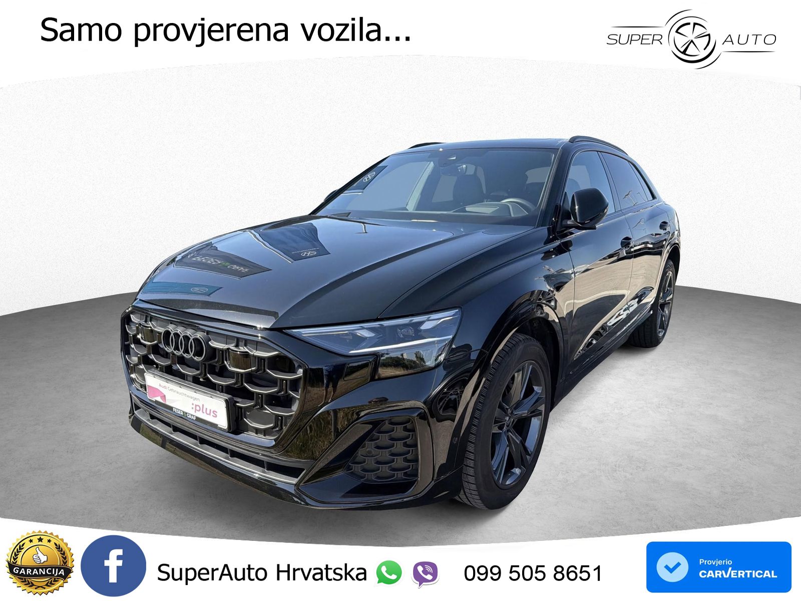 Audi Q8 50 TDI V6 (286 KS) quattro Tiptronic S line LED+GR SJED+ACC