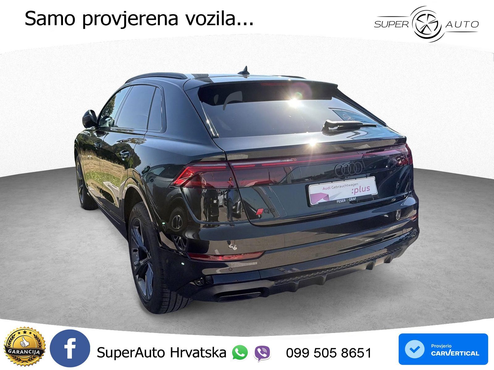Audi Q8 50 TDI V6 (286 KS) quattro Tiptronic S line LED+GR SJED+ACC