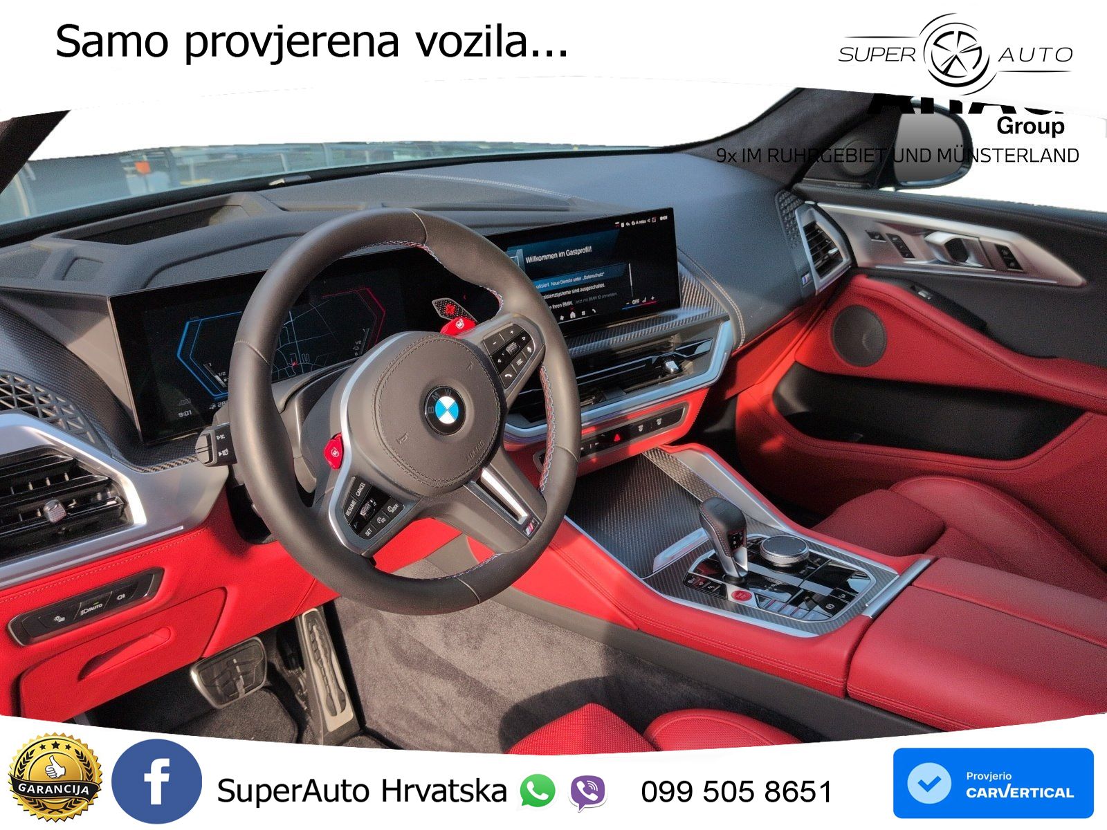 BMW XM 50e (476 KS) M xDrive M Steptronic LED+GR SJED+ACC