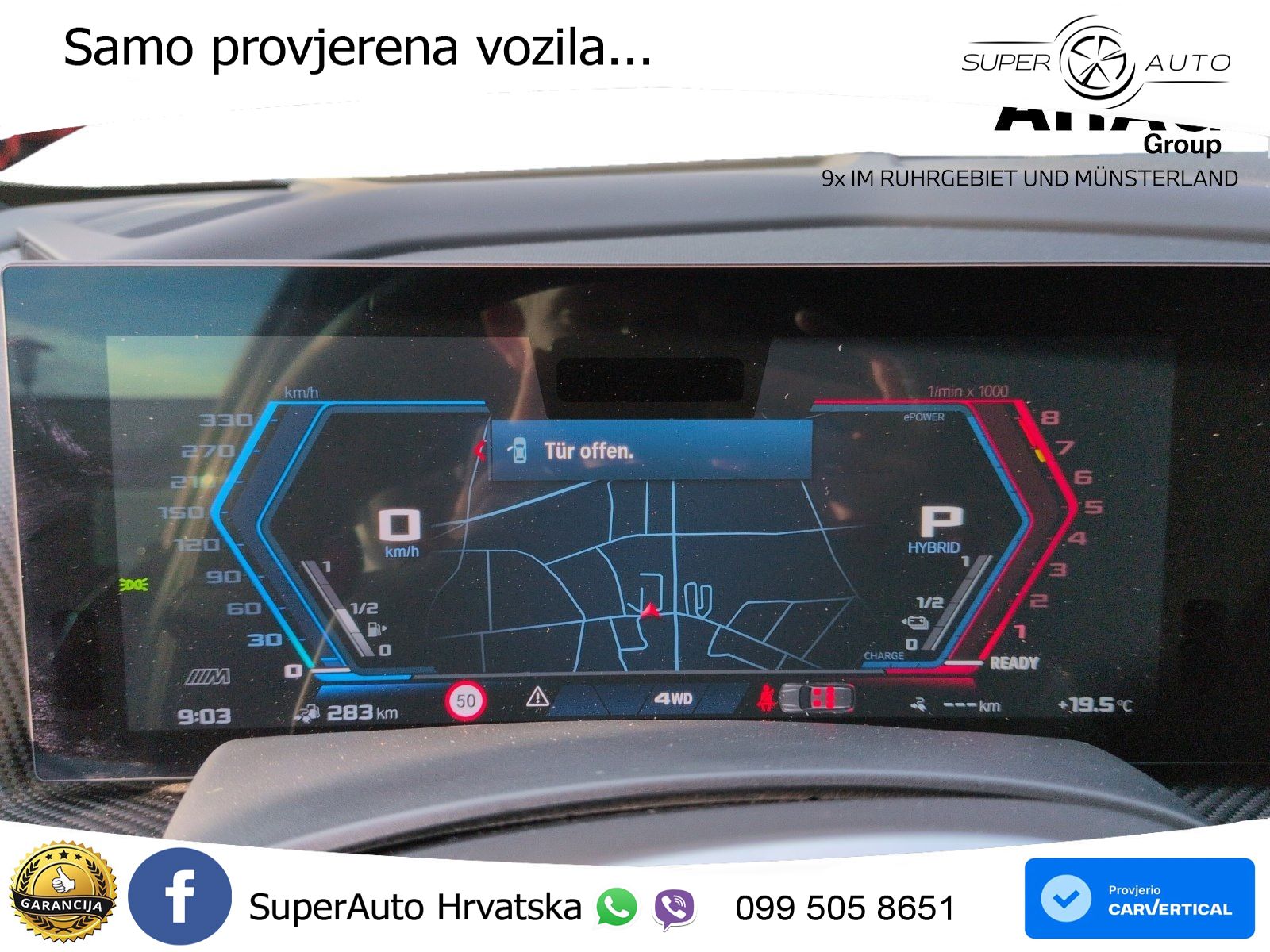 BMW XM 50e (476 KS) M xDrive M Steptronic LED+GR SJED+ACC