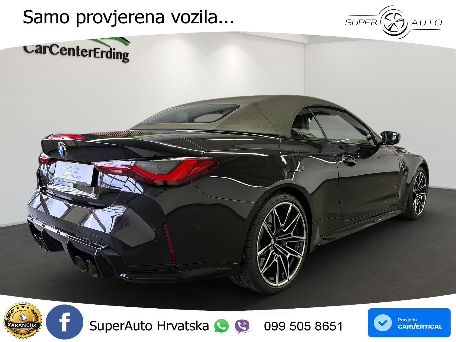 BMW M4 Convertible Competition 3.0 (510 KS) xDrive Steptronic LED+GR SJED+ACC