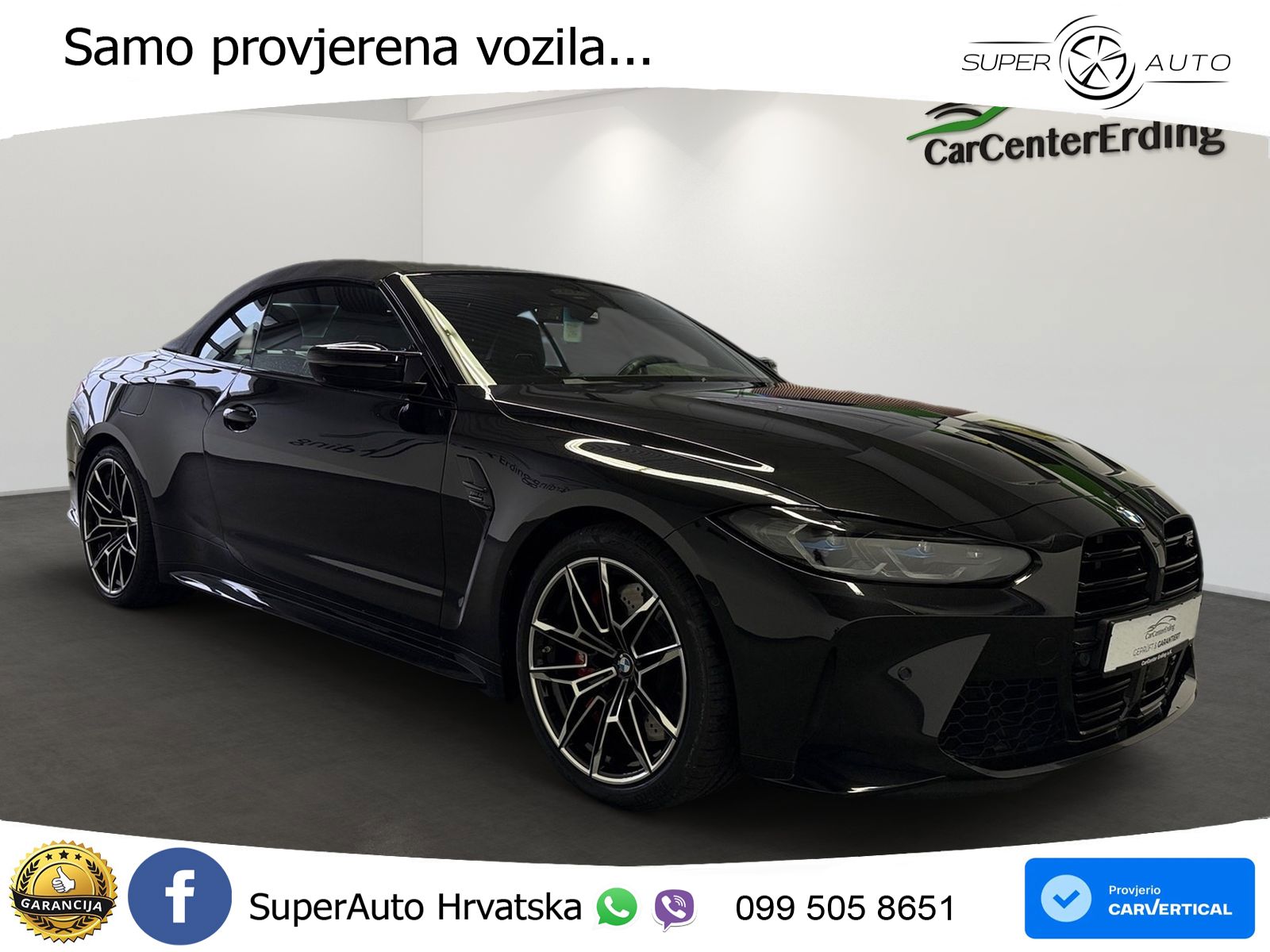BMW M4 Convertible Competition 3.0 (510 KS) xDrive Steptronic LED+GR SJED+ACC