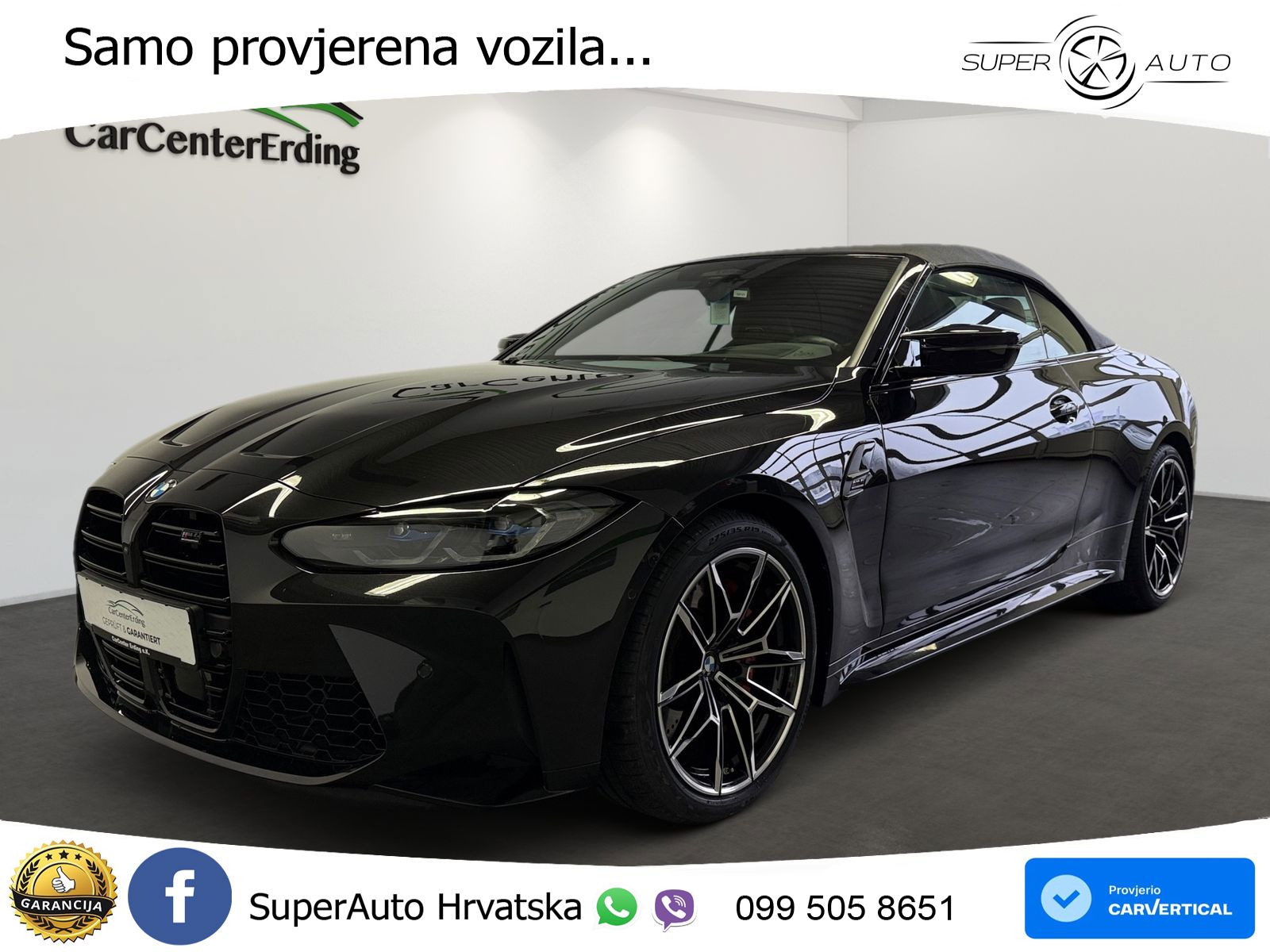 BMW M4 Convertible Competition 3.0 (510 KS) xDrive Steptronic LED+GR SJED+ACC
