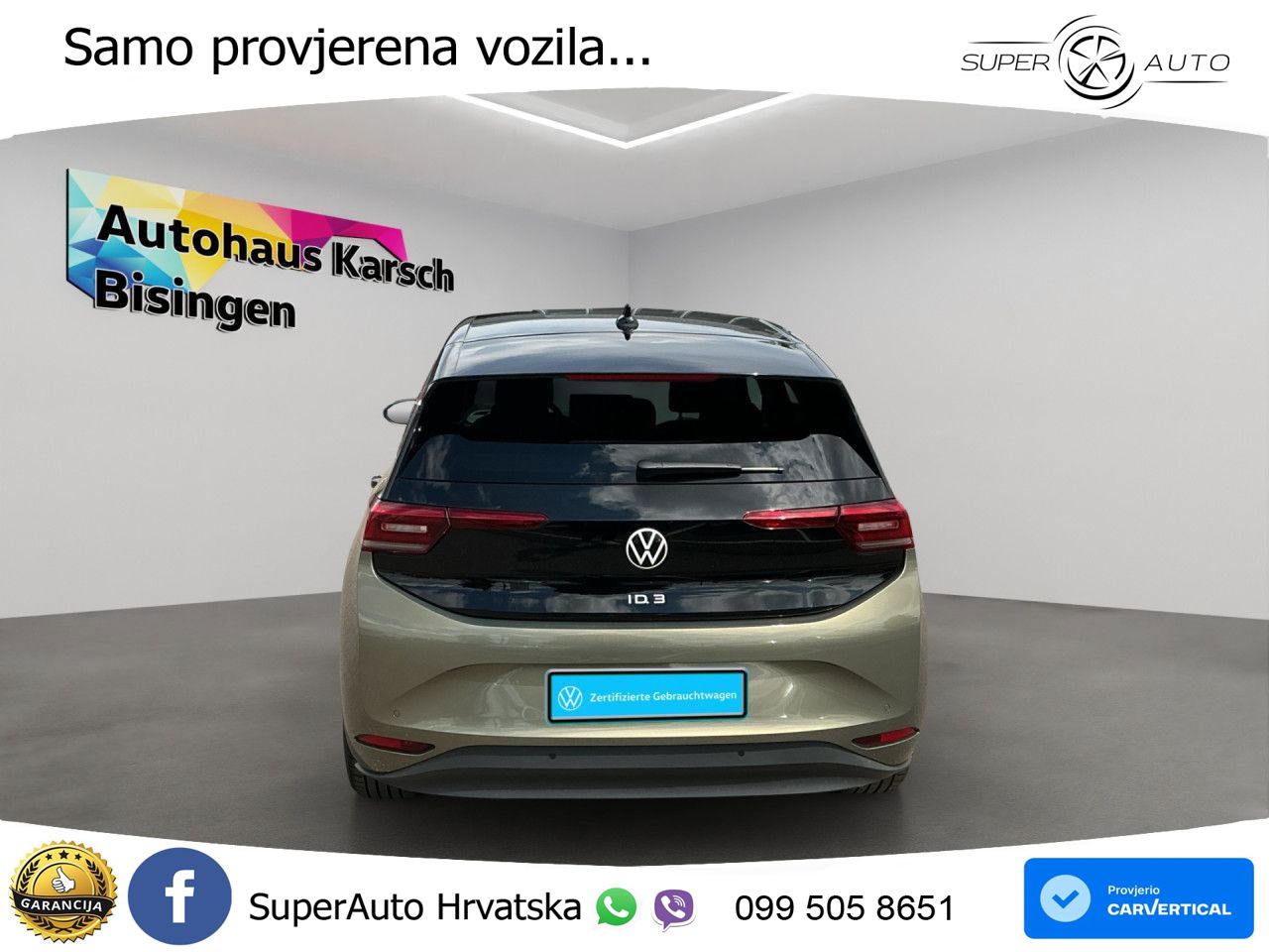 Volkswagen ID.3 Pro S 82 kWh (231 KS) LED+GR SJED+ACC