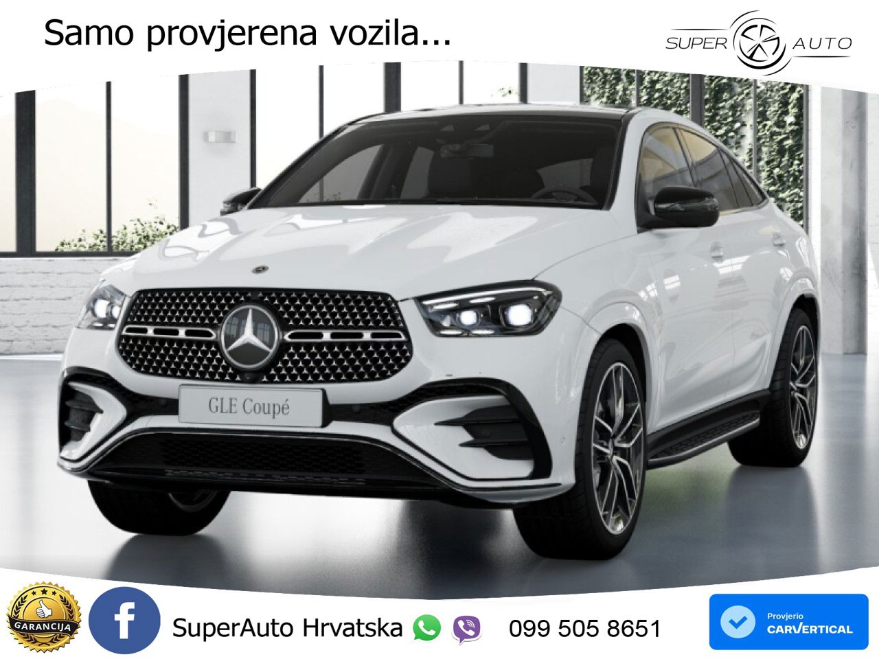 Mercedes GLE Coupe 450d (367 KS) EQ Boost 4MATIC 9G-TRONIC AMG LED+GR SJED+ACC