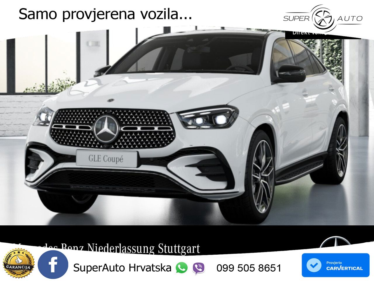 Mercedes GLE Coupe 450d (367 KS) EQ Boost 4MATIC 9G-TRONIC AMG LED+GR SJED+ACC