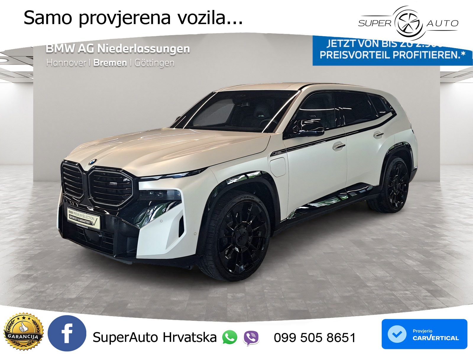 BMW XM 50e (476 KS) M xDrive M Steptronic LED+GR SJED+ACC