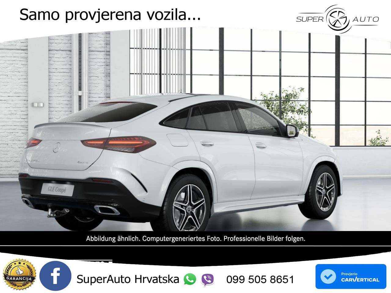 Mercedes GLE Coupe 300d (269 ks) EQ Boost 4MATIC 9G-TRONIC AMG LED+GR SJED+ACC