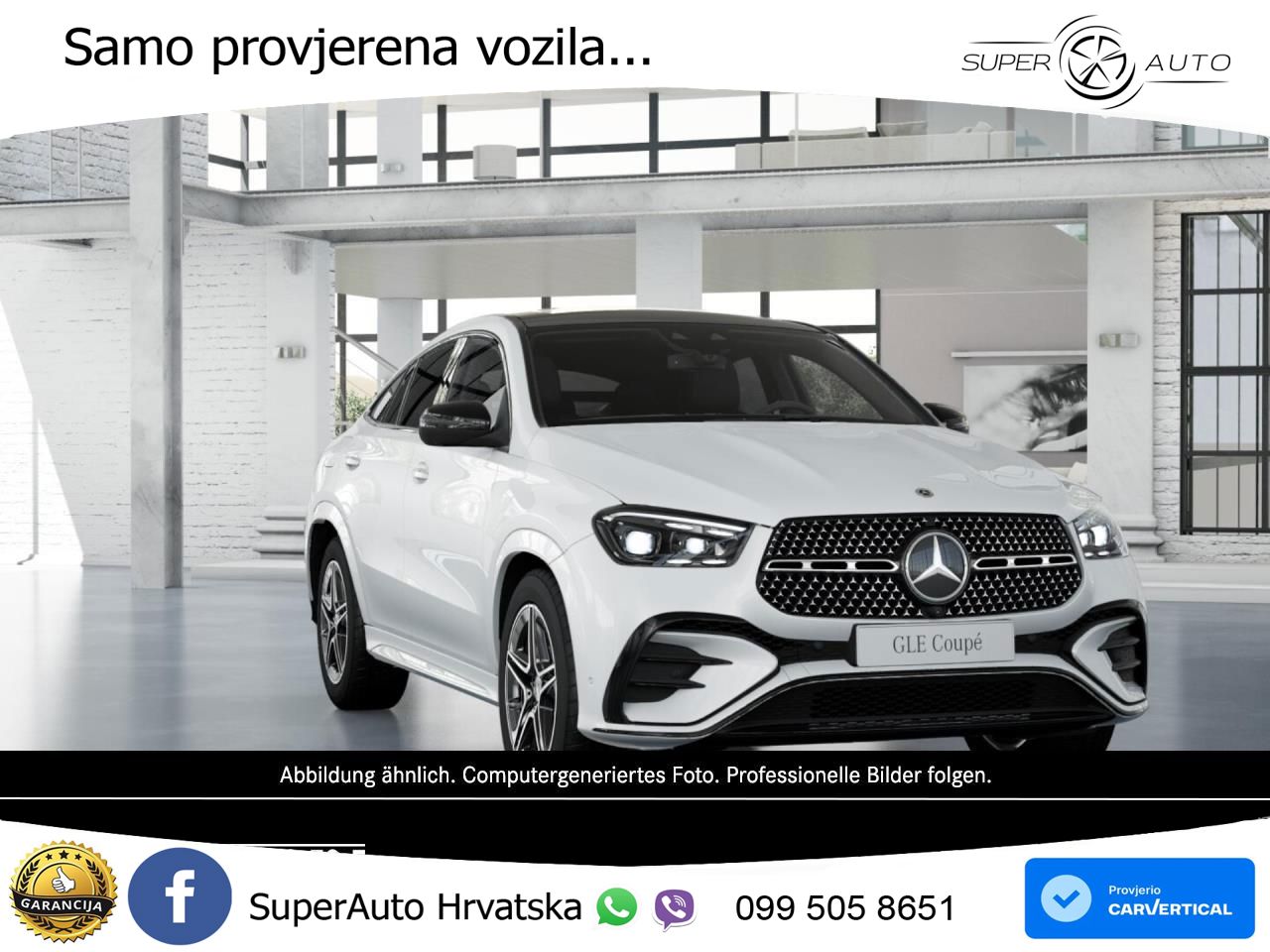 Mercedes GLE Coupe 300d (269 ks) EQ Boost 4MATIC 9G-TRONIC AMG LED+GR SJED+ACC