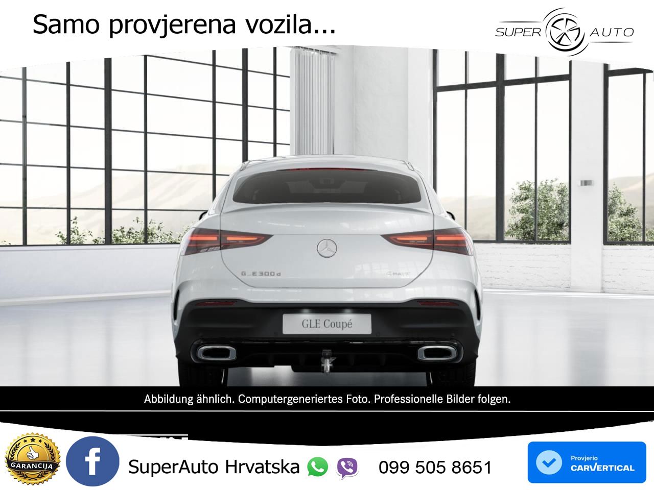 Mercedes GLE Coupe 300d (269 ks) EQ Boost 4MATIC 9G-TRONIC AMG LED+GR SJED+ACC