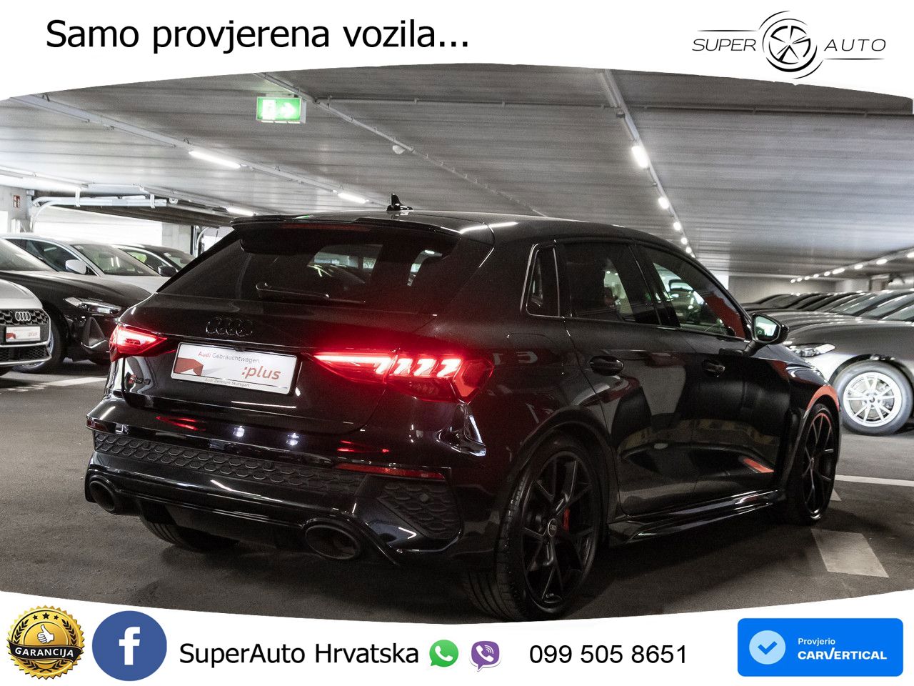 Audi RS3 Sportback 2.5 TFSI (400 KS) quattro S tronic LED+GR SJED+ACC