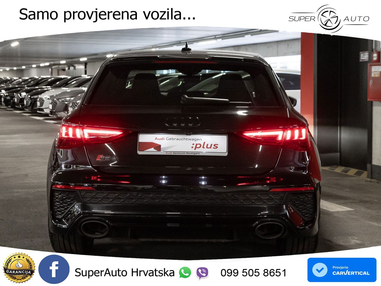 Audi RS3 Sportback 2.5 TFSI (400 KS) quattro S tronic LED+GR SJED+ACC