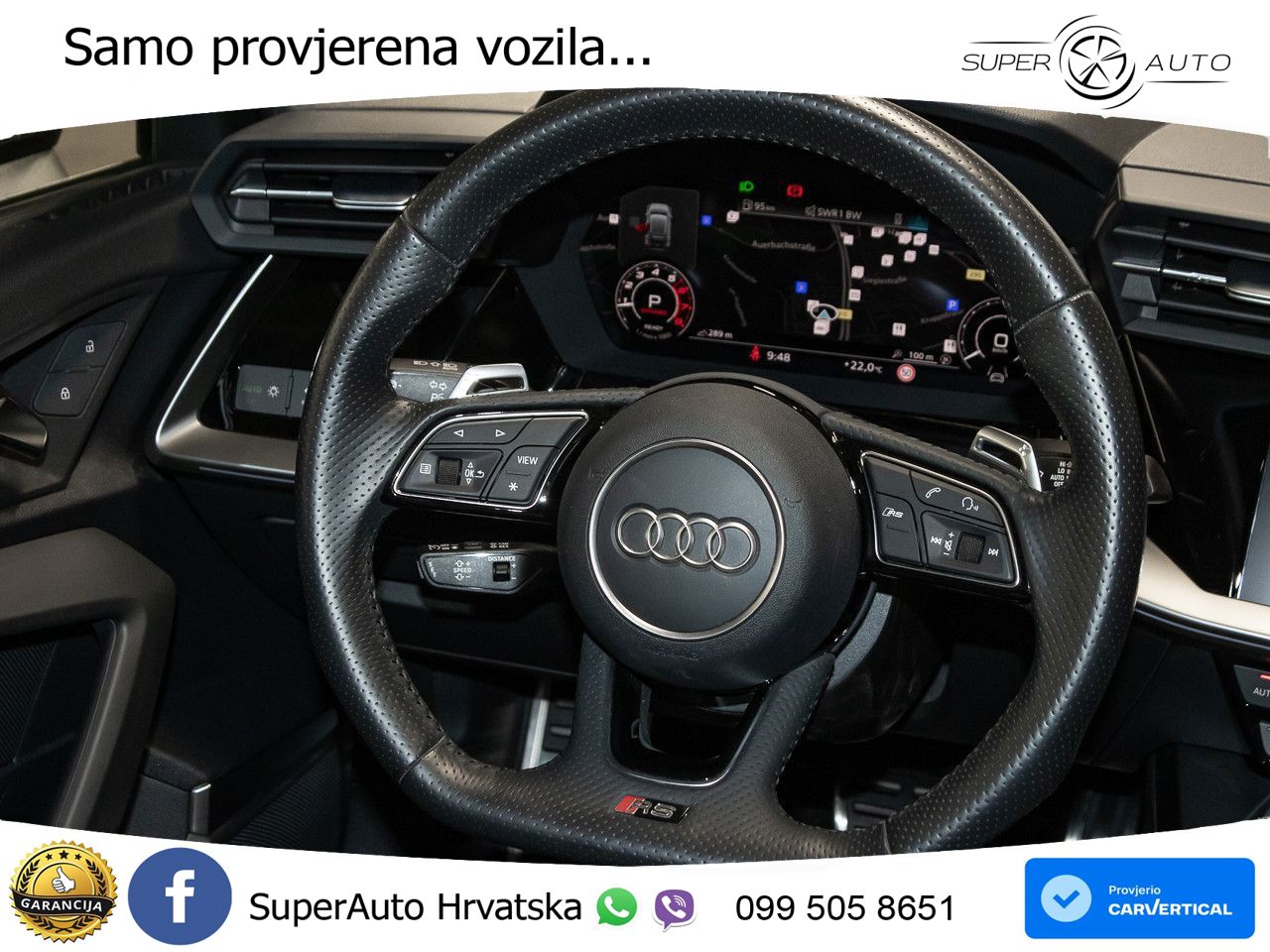 Audi RS3 Sportback 2.5 TFSI (400 KS) quattro S tronic LED+GR SJED+ACC