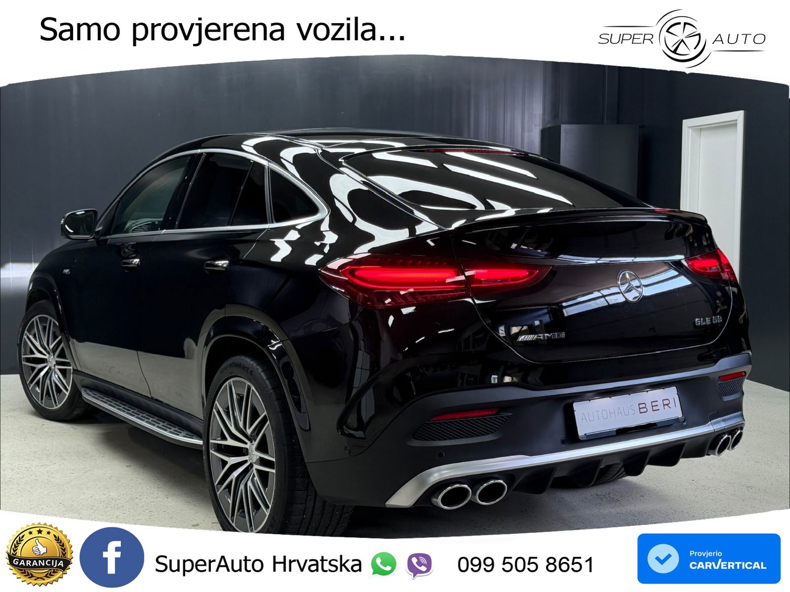 Mercedes AMG GLE Coupe 53 (435 KS) EQ Boost 4MATIC+ AMG SPEEDSHIFT TCT 9G LED+GR SJED+ACC