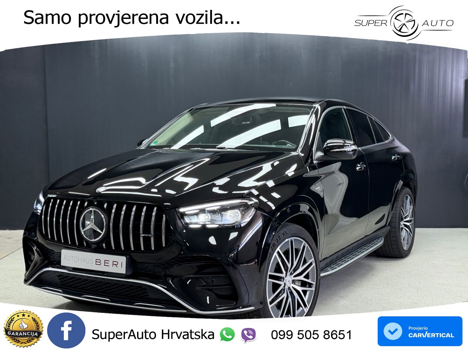 Mercedes AMG GLE Coupe 53 (435 KS) EQ Boost 4MATIC+ AMG SPEEDSHIFT TCT 9G LED+GR SJED+ACC