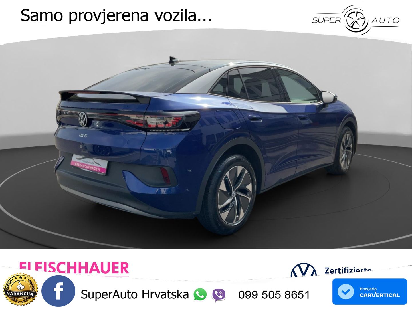 Volkswagen ID.5 Pure 55 kWh (170 KS) LED+GR SJED+ACC