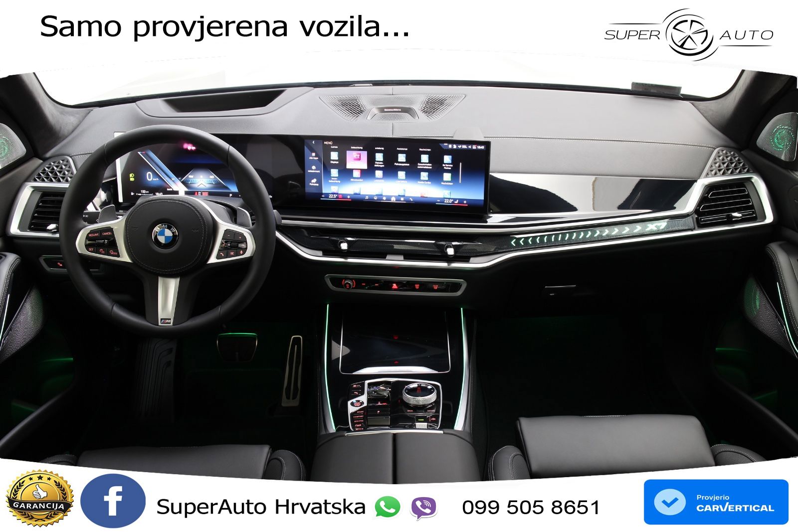 BMW X7 40d (352 KS) xDrive Steptronic M Sport LED+GR SJED+ACC
