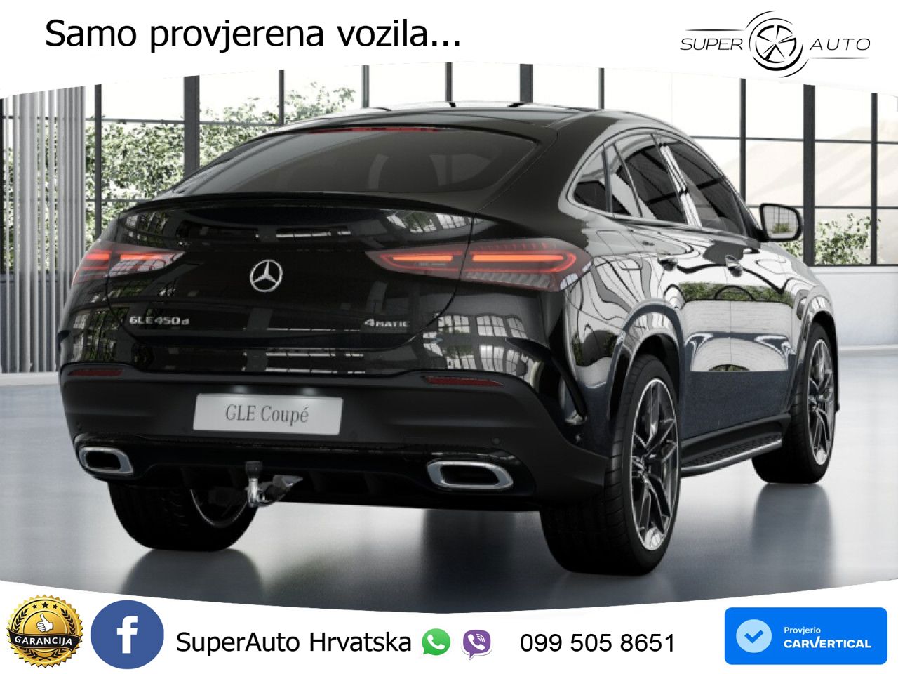 Mercedes GLE Coupe 450d (367 KS) EQ Boost 4MATIC 9G-TRONIC AMG LED+GR SJED+ACC