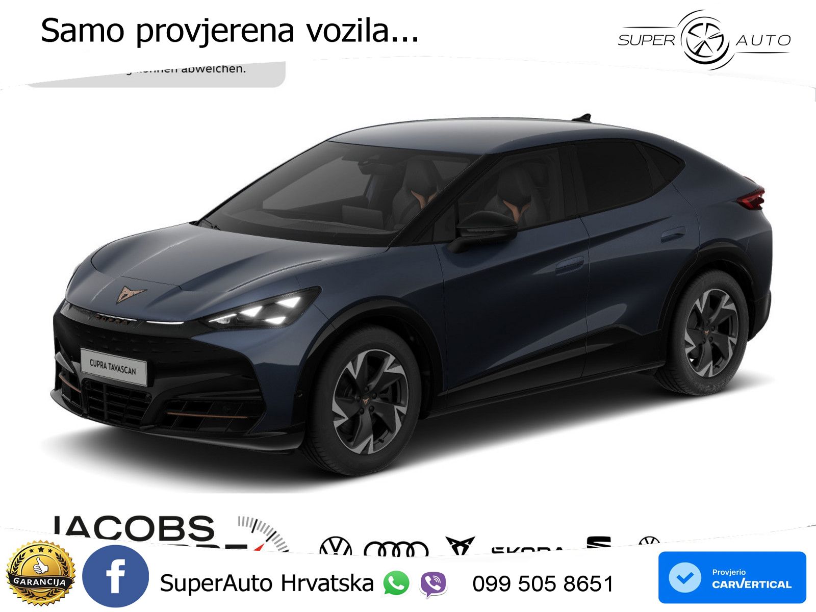 Cupra Tavascan 82 kWh (286 KS) LED+GR SJED+ACC
