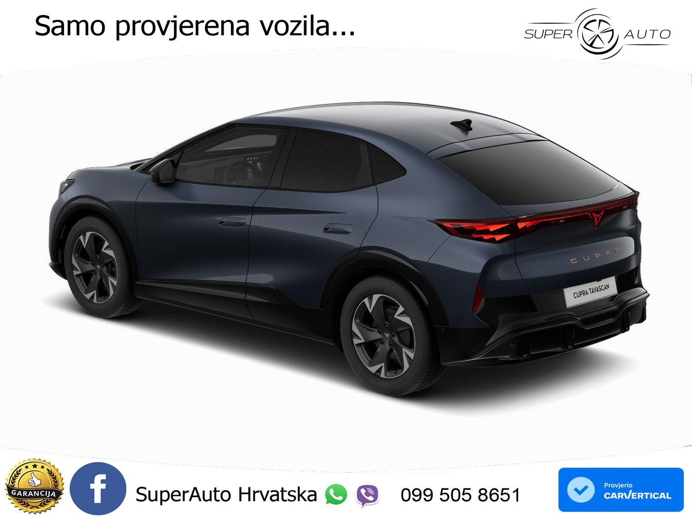 Cupra Tavascan 82 kWh (286 KS) LED+GR SJED+ACC