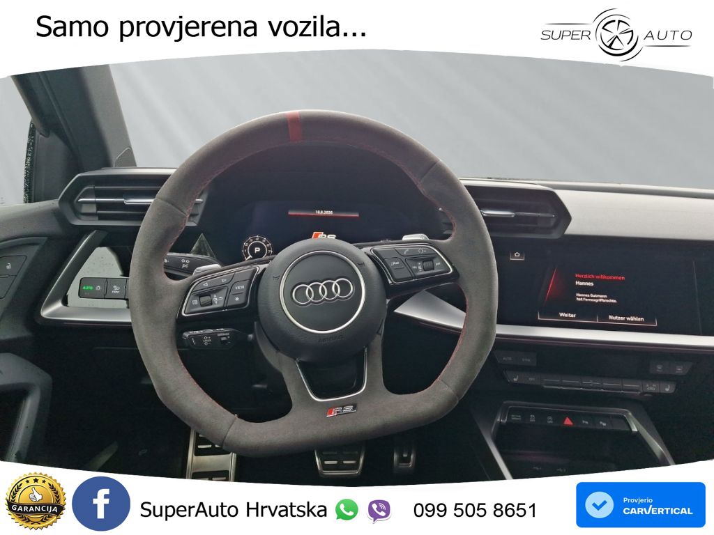 Audi RS3 Sportback 2.5 TFSI (400 KS) quattro S tronic LED+GR SJED+ACC