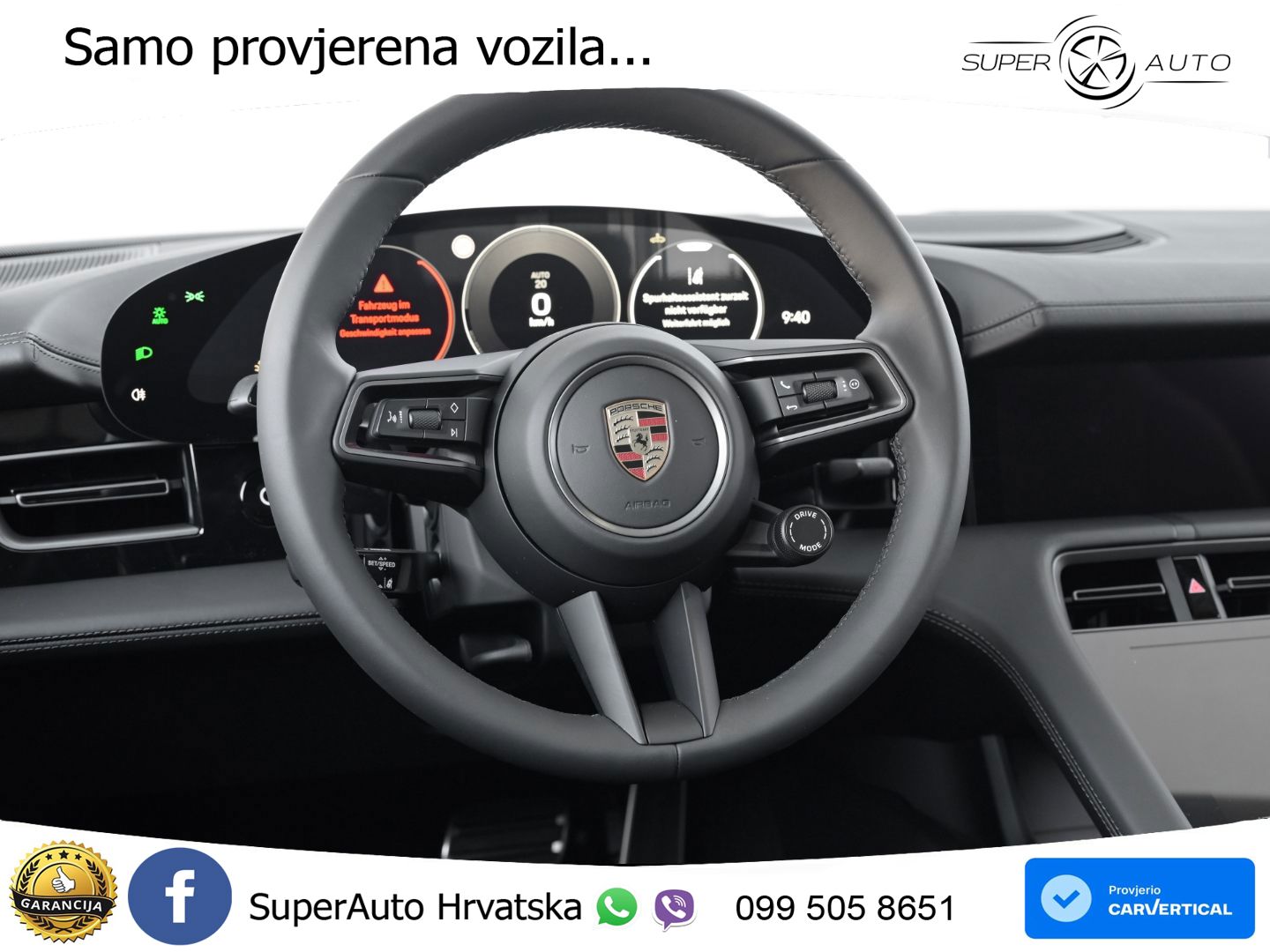 Porsche Taycan Sport Turismo 105 kWh (435 KS)