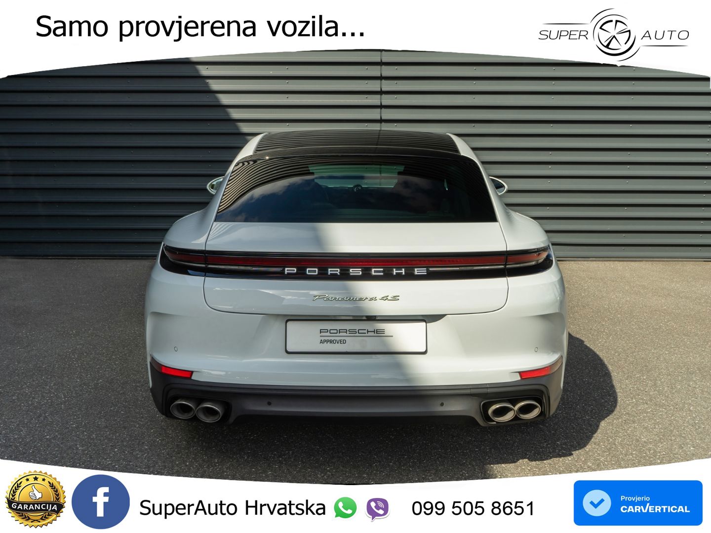 Porsche Panamera 4S 2.9 V6 (544 KS) E-Hybrid PDK ACC+HEAD+4xGR SJED+360+PANO