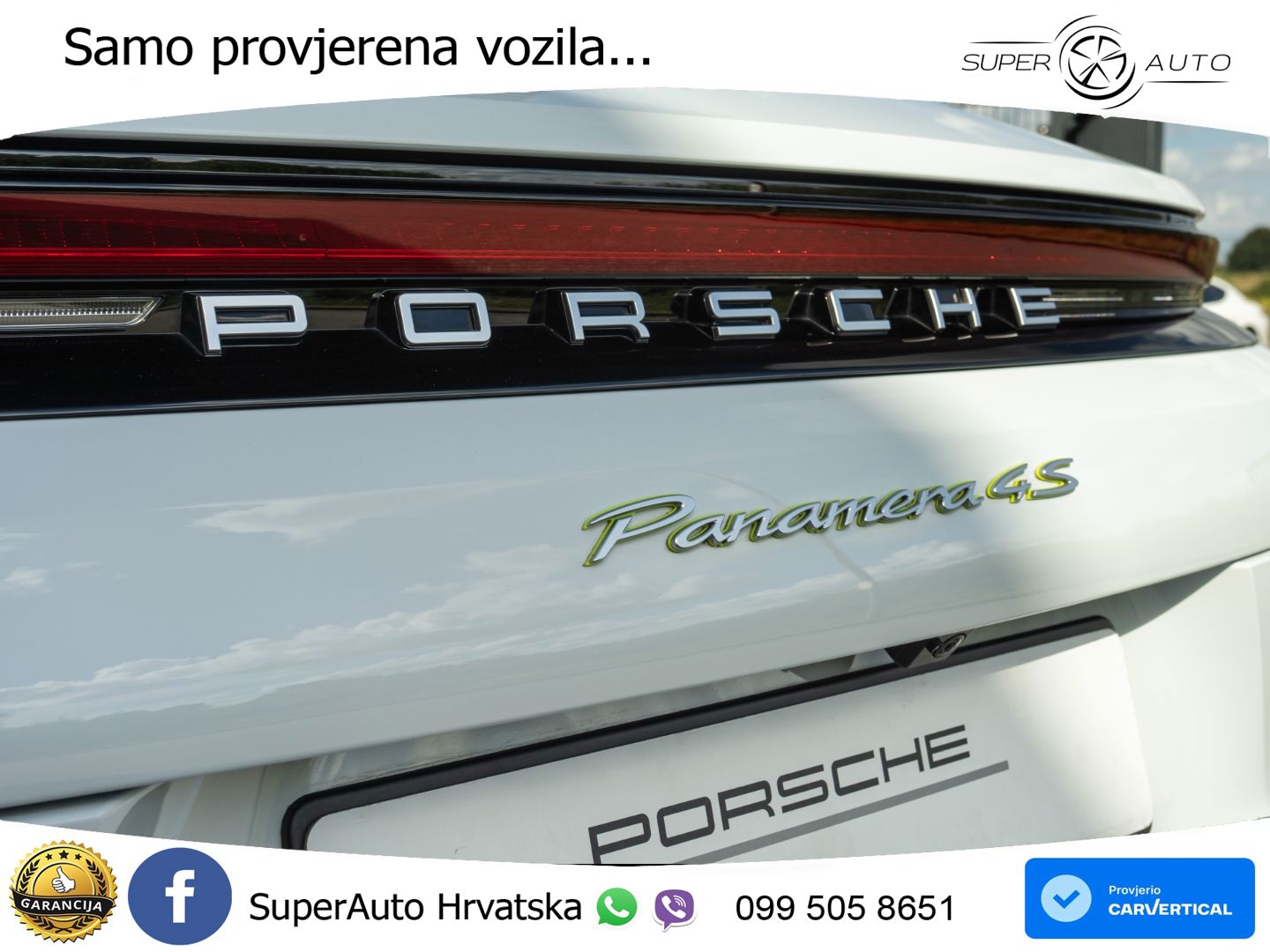 Porsche Panamera 4S 2.9 V6 (544 KS) E-Hybrid PDK ACC+HEAD+4xGR SJED+360+PANO